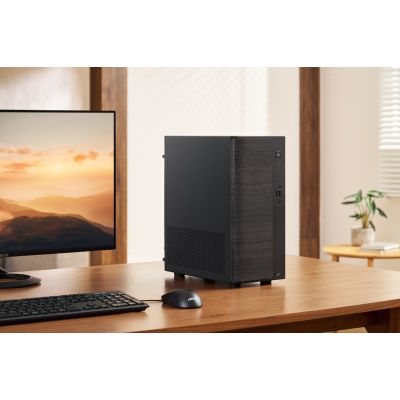 5. ASUS V700 Mini Tower VM701MG-OR7445039W Copilot+ PC AMD Ryzen AI 7 445 16 GB DDR5-SDRAM 512 GB SSD Windows 11 Home PC Schwarz, Holz