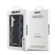 8. DKNY Leather Checkered Mono Pattern MagSafe-Hülle für Samsung Galaxy S24+ – Schwarz