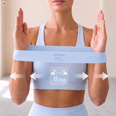 4. Spokey JUICY Trainingsband mit mittlerem Widerstand und rutschfester Struktur
