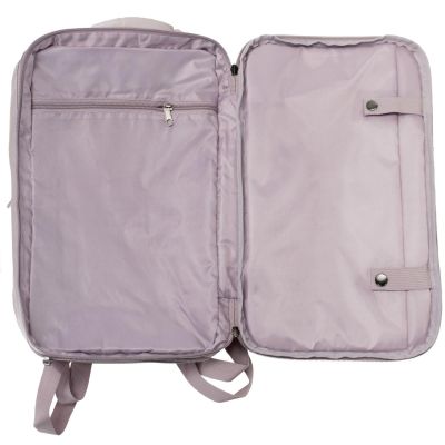 7. Rosa Flugzeug-Rucksack mit Laptopfach SEMI LINE