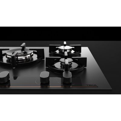 5. Teka GBC 75 Infinity G1 Schwarz Einbaugerät 70 cm Gas 5 Zonen