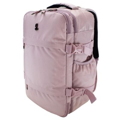 Rosa Flugzeug-Rucksack mit Laptopfach SEMI LINE