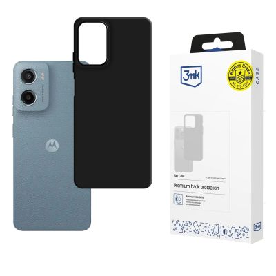 3mk Matt Case für Motorola Moto G05 / E15 G4 - Mattschwarz