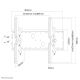 Neomounts PLASMA-W200 TV-Halterung 2,16 m (85") Schwarz