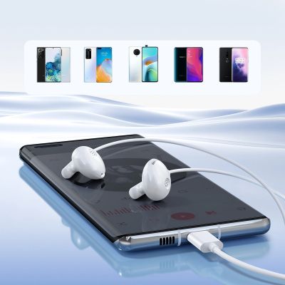 6. Joyroom JR-EC05 USB-C In-Ear-Kopfhörer – Weiß