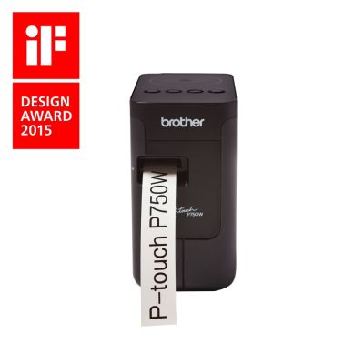 9. Brother PT-P750W Etikettendrucker, 180 x 180 dpi, 30 mm/s, kabelgebunden und kabellos, HSE/TZe Wi-Fi
