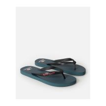 RIP CURL Icons Of Surf Bloom Open Toe Turquoise Beach Flip-Flops