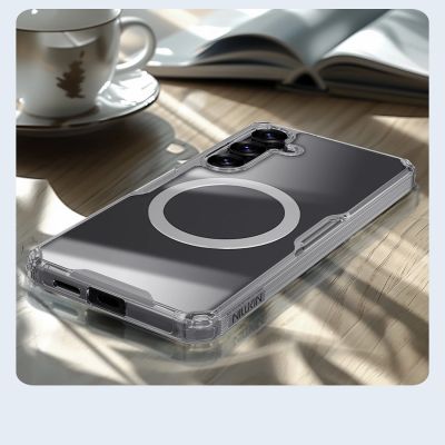 9. Nillkin Nature TPU Pro Magnetische Hülle mit MagSafe für Samsung S25 – weiß