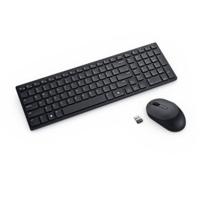 DELL Compact Quiet Keyboard and Mouse Pro - KM555 - Deutsch (QWERTZ)