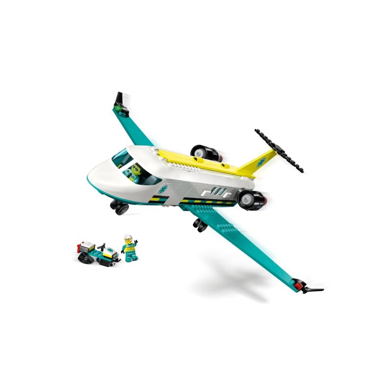 5. LEGO City 60465 Krankenwagenflugzeug