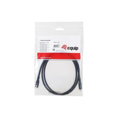 3. Equip 128441 USB-Kabel USB4 Gen 4x2 1,2 m USB-C 80 Gbit/s 240 W Schwarz