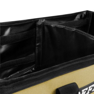 9. OFFLANDER Geschlossener Koffer mit transparentem Deckel, PVC, 14 l