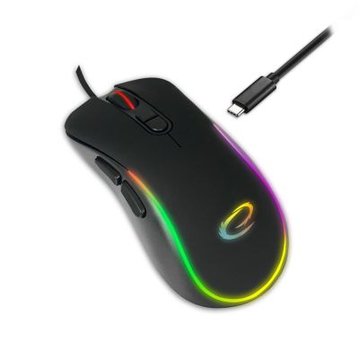 16. ESPERANZA KABELGEBUNDENE MAUS 7D FÜR GAMER HESPERIS USB-C EGM303
