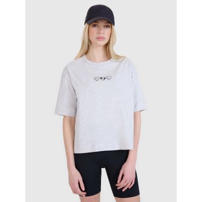 2. Damen Oversize T-Shirt mit Aufdruck 4F 4FRSS25TTSHF2873-27M