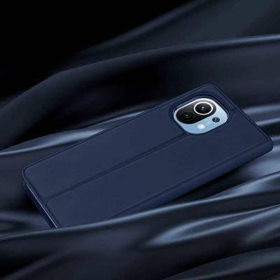 20. DUX DUCIS Skin Pro Holster Cover Flip Cover für Xiaomi Mi 11 blau