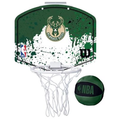 Wilson NBA Team Milwaukee Bucks Mini Hoop Basketball-Rückwand WTBA1302MIL