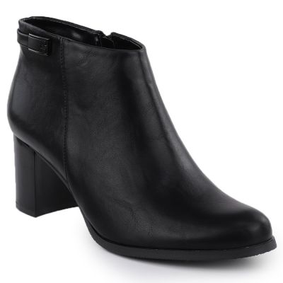 Klassische Damen-Ankle-Boots Jezzi ASA125-36 mit Blockabsatz