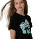 4. T-Shirt für Mädchen 4F F2938 Tiefschwarz 4FJWSS26TTSHF2938 20S