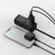10. Baseus Compact Ladegerät 2x USB 10,5W schwarz (CCXJ010201)
