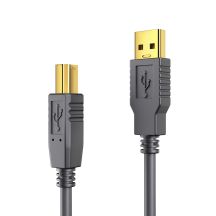 PureLink DS2000-100 USB-Kabel USB 2.0 10 m USB A USB B 0,48 Gbit/s Schwarz