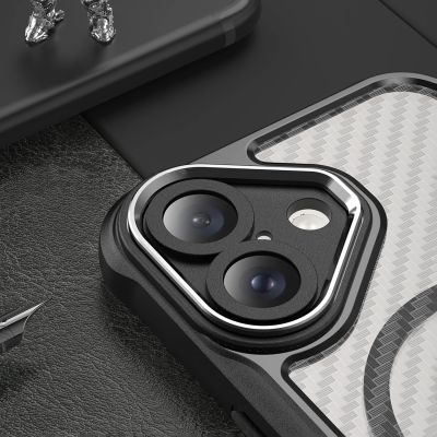 6. Leading Series MagSafe Silikonhülle für iPhone 16 – Schwarz