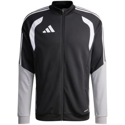 9. adidas Tiro 26 Competition Trainings-Sweatshirt für Herren, schwarz, grau und weiß, JX4260