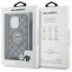 7. Karl Lagerfeld IML Crossbody Monogram Karl & Choupette Head MagSafe Hülle für iPhone 16 Pro Max - Schwarz