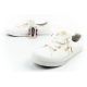 8. Lee Cooper Damen-Sportschuhe, modische weiße Slip-On-Sneaker