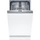 Einbaugeschirrspüler 45 cm BOSCH SPV4EKX24E Serie 4 | Energieeffizienzklasse C | 10 Geschirrsets | ExtraDry | SpeedPerfect | WLAN-fähiges Home Connect