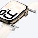 7. AmazingThing Class Band Lederarmband für Apple Watch 45 / 46 / 49 mm - Hellbeige
