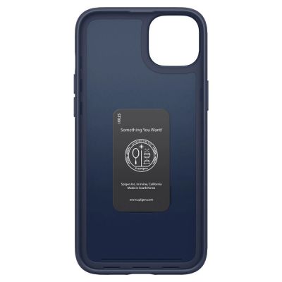 9. Spigen Thin Fit Hülle für iPhone 14 Plus – Blau