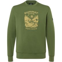Herren-Sweatshirt SUPER.NATURAL M Summer Break Crew grün