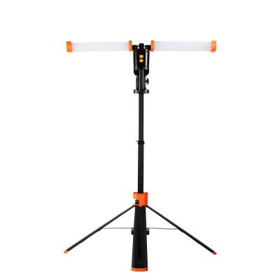 5. NEO Tools 99-099 Doppellampe auf Stativ, 2 x 4300 lm