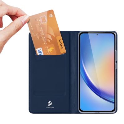 2. Dux Ducis Skin Pro Hülle für Samsung A35 5G mit Klappe - Blau