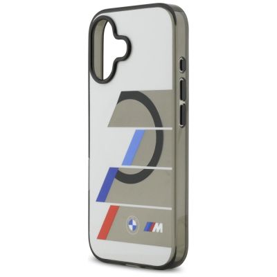 6. BMW M IML Metallknöpfe, dreifarbige Linien, MagSafe-Hülle für iPhone 17 - Grau