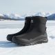 9. Schwarze, wasserdichte Herren-Schneestiefel DK
