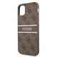 6. Guess 4G Stripe Case für iPhone 11 / Xr 6.1" - Braun