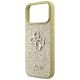 6. Guess Fixed Glitter Big 4G Hülle für iPhone 17 Pro Max - Gold