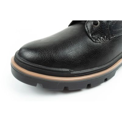 15. Wrangler Nevada Herren Schuhe Chelsea Boots elegant modisch Schnürer Schwarz