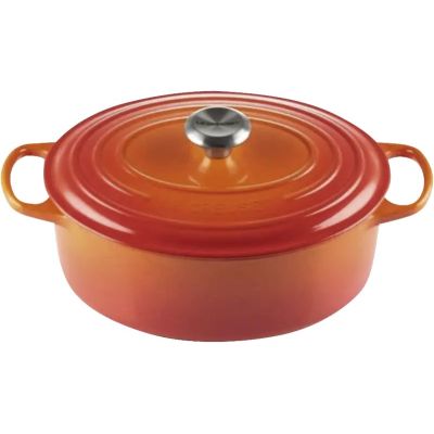 2. Le Creuset Signature Bräter oval 35 cm rot
