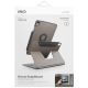 10. Uniq Rovus Snapmount magnetische, um 360 Grad drehbare, abnehmbare Hülle für iPad 11" 2025 / iPad 10,9" 2022 (10. Generation) – Grau