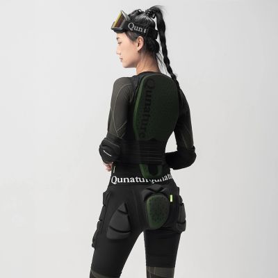 11. Qunature Ski-Hüftprotektoren – Advanced XL Ski, Snowboard, Skates – Schwarz