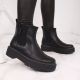 2. Big Star W II274101 isolierte Chelsea-Boots, schwarz 