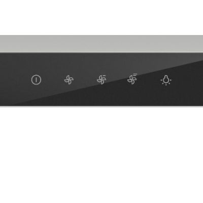 6. Teleskop-Dunstabzugshaube GORENJE TH64E3SGB – Front aus schwarzem Glas