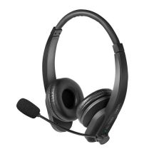LogiLink BT0060 Kopfhörer/Headset Kabelloses Kopfband Bluetooth Schwarz Büro/Callcenter