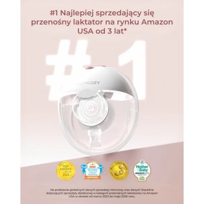 3. Momcozy M5 Doppelmilchpumpe Rot
