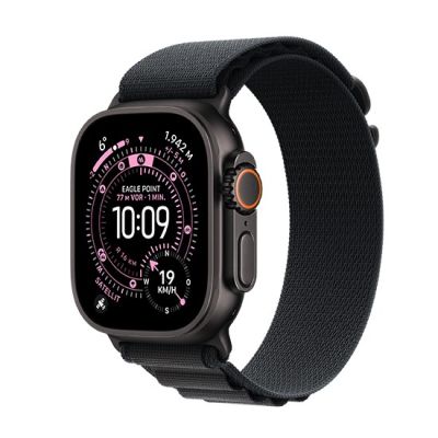 3. Apple Watch Ultra 3 (2025) LTE 49 mm Titangehäuse mit Alpine Loop Medium – Schwarz