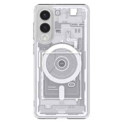 2. Spigen Ultra Hybrid Mag Case mit MagSafe für Samsung Galaxy S25 Edge mit Print - Weiß