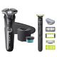 4. Philips Rasierer Serie 5000 S5898/79 Rotationsrasierer/Trimmer Chrom