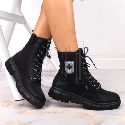 2. Rieker W RKR557 wasserdichte bequeme Stiefeletten